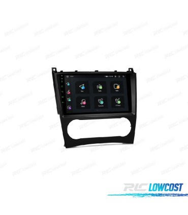 AUTO RÁDIO GPS ANDROID 13 PARA MERCEDES CLASE C W203 CLK W209 G W463