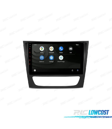 AUTORADIO GPS ANDROID 11 PARA MERCEDES E W211 02-08 W219 CLS 02-08