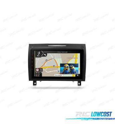 AUTO RÁDIO GPS ANDROID 12 PARA MERCEDES SLK R171 04-11