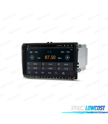 AUTO RÁDIO GPS ANDROID 12 VOLKSWAGEN VW PARA SEAT SKODA