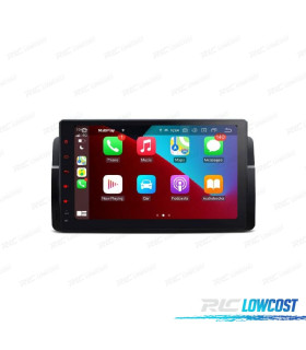 AUTO RÁDIO GPS ANDROID 13 PARA BMW E46 MG ZT ROVER 75