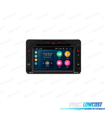AUTO RÁDIO GPS ANDROID 12 PARA ALFA ROMEO 159 BRERA SPIDER 05-11