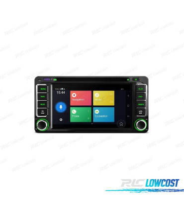 AUTO RÁDIO GPS ANDROID 10 PARA TOYOTA COROLLA RAV4 LAND CRUISER