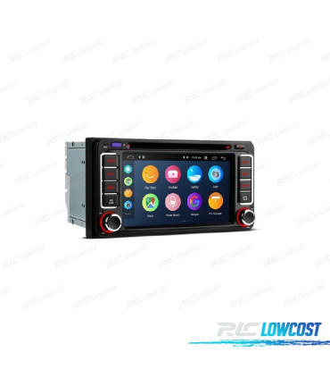 AUTO RÁDIO GPS ANDROID 10 PARA TOYOTA COROLLA RAV4 LAND CRUISER