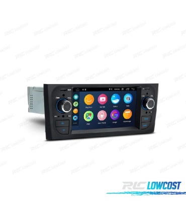 AUTO RÁDIO GPS ANDROID 13 PARA FIAT GRANDE PUNTO LINEA