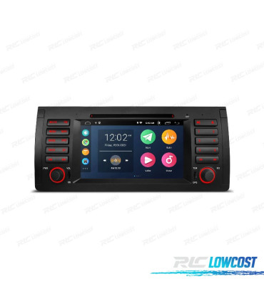 AUTO RÁDIO GPS ANDROID 12 PARA BMW X5 E53 99-03