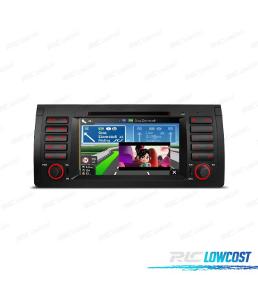 AUTO RÁDIO GPS ANDROID 12 PARA BMW X5 E53 99-03