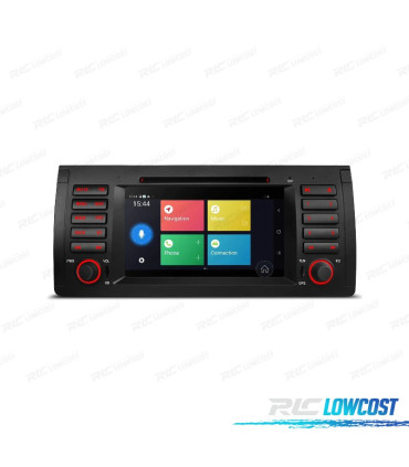AUTO RÁDIO GPS ANDROID 12 PARA BMW X5 E53 99-03