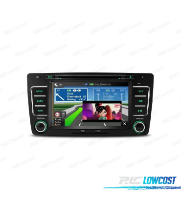 AUTO RÁDIO GPS ANDROID 12 PARA SKODA OCTAVIA YETI 08-14