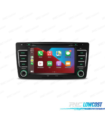 AUTO RÁDIO GPS ANDROID 12 PARA SKODA OCTAVIA YETI 08-14