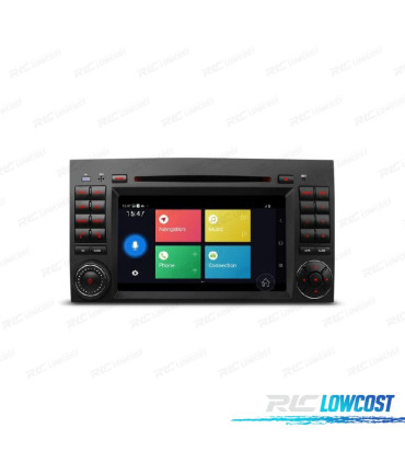 AUTO RÁDIO GPS ANDROID 13 PARA MERCEDES VITO VIANO SPRINTER W245 W169 W639 W906