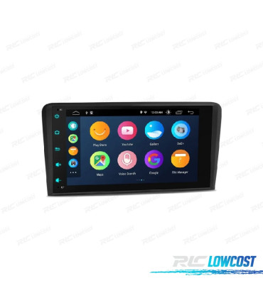 AUTO RÁDIO GPS ANDROID 12 PARA AUDI A3 S3 RS3 03-12