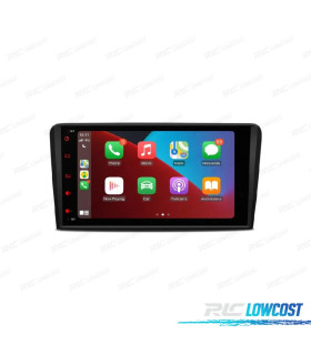 AUTO RÁDIO GPS ANDROID 12 PARA AUDI A3 S3 RS3 03-12