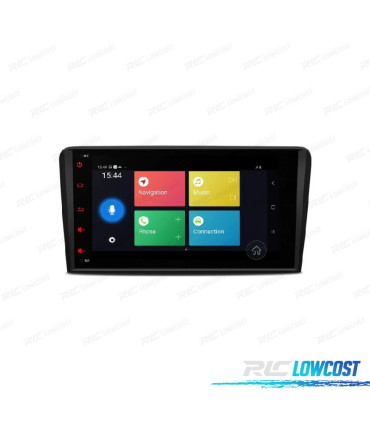 AUTO RÁDIO GPS ANDROID 12 PARA AUDI A3 S3 RS3 03-12