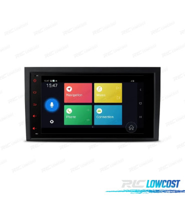 AUTO RÁDIO GPS ANDROID 12 PARA AUDI A4 S4 RS4 SEAT EXEO 00-08
