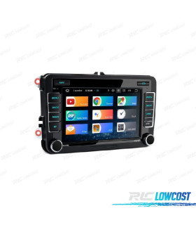 AUTO RÁDIO GPS ANDROID 14 VOLKSWAGEN VW PARA SKODA SEAT