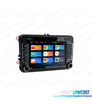AUTO RÁDIO GPS ANDROID 14 VOLKSWAGEN VW PARA SKODA SEAT