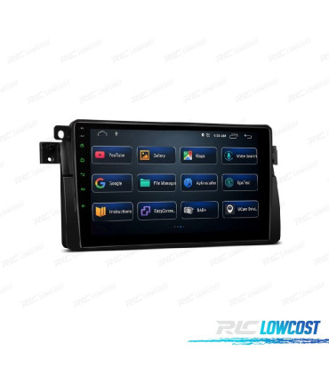AUTO RÁDIO GPS ANDROID 10 PARA BMW E46 MG ZT ROVER 75