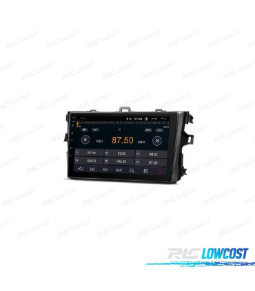 AUTO RÁDIO GPS ANDROID 13 PARA TOYOTA COROLLA 07-13