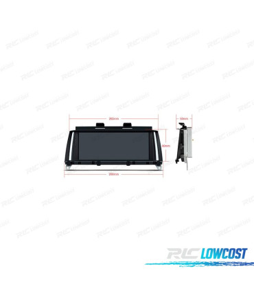 AUTO RÁDIO GPS ANDROID 12 PARA BMW X3 F25 X4 F26 13-16 NBT