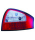 FAROLINS TRASEIROS LED AUDI A6 4B 97-05 VERMELHO BRANCO