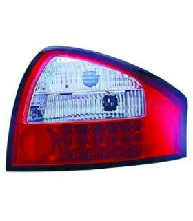 FAROLINS TRASEIROS LED AUDI A6 4B 97-05 VERMELHO BRANCO