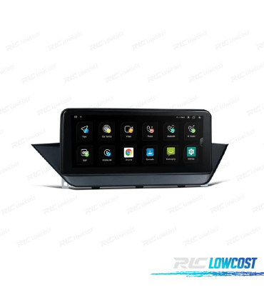 AUTO RÁDIO GPS ANDROID 12 BMW X1 E84 09-15 SIN PANTALLA DE SERIE