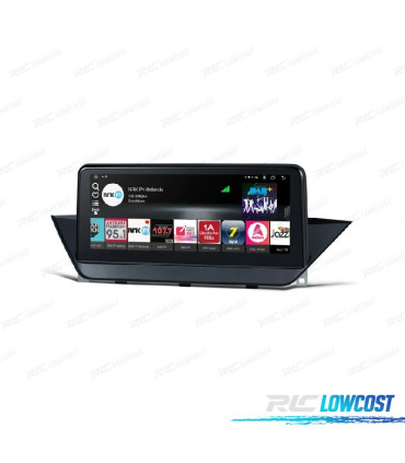 AUTO RÁDIO GPS ANDROID 12 BMW X1 E84 09-15 SIN PANTALLA DE SERIE