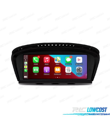 AUTO RÁDIO GPS ANDROID 12 PARA BMW SERIE 3 E90 E91 E92 E93 SERIE 5 E60 E61 E63 E64 05-08 CCC