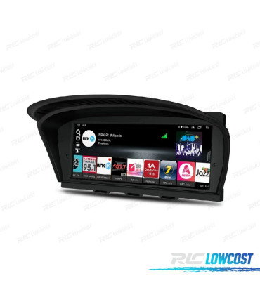 AUTO RÁDIO GPS ANDROID 12 PARA BMW SERIE 3 E90 E91 E92 E93 SERIE 5 E60 E61 E63 E64 05-08 CCC