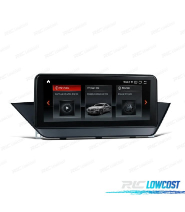 AUTO RÁDIO GPS ANDROID 12 BMW X1 E84 09-15