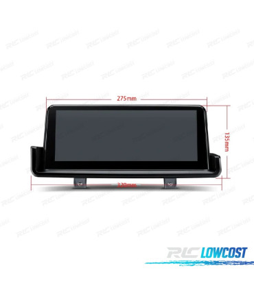 AUTO RÁDIO GPS ANDROID 10 PARA BMW E90 E91 E92 E93 08-12 SIN PANTALLA DE SERIE
