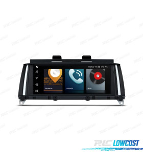 AUTO RÁDIO GPS ANDROID 12 PARA BMW X3 F25 X4 F26 11-13 CIC