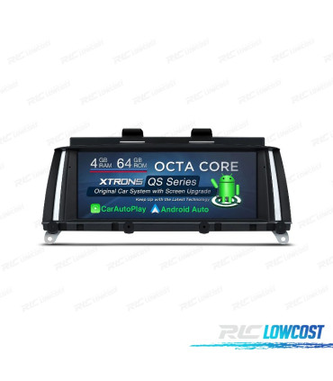AUTO RÁDIO GPS ANDROID 12 PARA BMW X3 F25 X4 F26 11-13 CIC