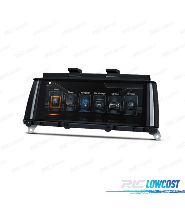 AUTO RÁDIO GPS ANDROID 12 PARA BMW X3 F25 X4 F26 11-13 CIC