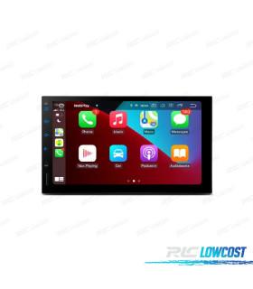 AUTO RÁDIO GPS ANDROID 13 UNIVERSAL 4G