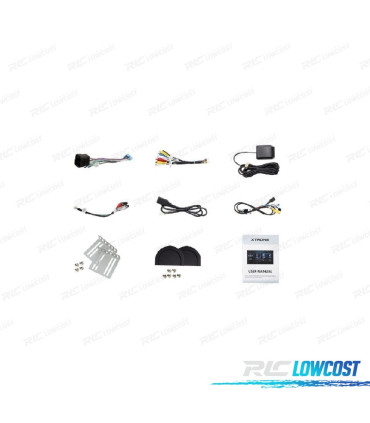 AUTO RÁDIO GPS ANDROID 10 UNIVERSAL 10.1"