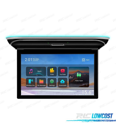 ECRÃ TEJADILHO TECTO UNIVERSAL ANDROID 9 TOUCHSCREEN