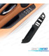 PUXADOR MOLDURA BOTOES DUPLOS DE PORTA BMW SERIE 3 E90 E91 PRETO