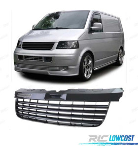 GRELHA FRONTAL VOLKSWAGEN VW T5 TRANSPORTER 04-09 PRETO BRILHANTE