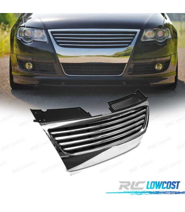 GRELHA FRONTAL VOLKSWAGEN VW PASSAT 3C B6 05-10 CHROME BLACK