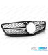 GRELHA FRONTAL PARA MERCEDES W204 07-14 LOOK AMG C63 PRETO CROMADO
