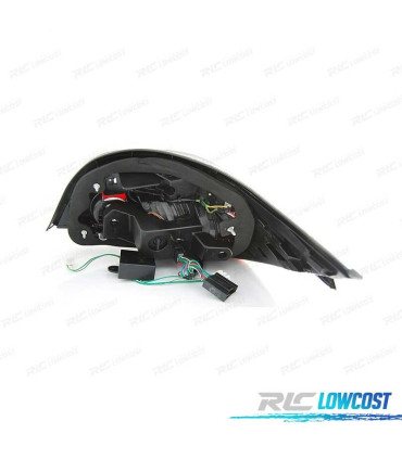 FAROLINS TRASEIROS LED CELIS BMW E60 03-07 VERMELHO BRANCO