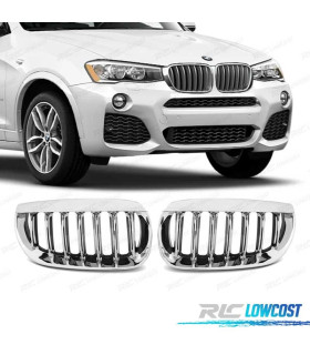 GRELHAS BMW X3 E83 04-06 CROMADO