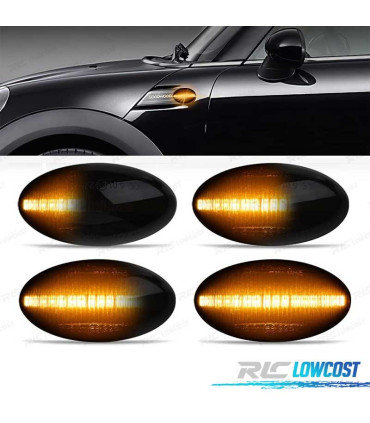 PISCAS LATERAIS LED DINÂMICOS MINI COOPER R50 R52 R53 01-08