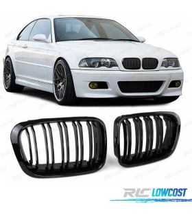 GRELHAS BMW E46 LOOK M4 COUPÉ CABRIO PRETO BRILHANTE