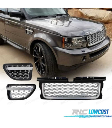 GRELHAS RANGE ROVER SPORT 05-08 CINZA LOOK AUTOBIOGRAPHY