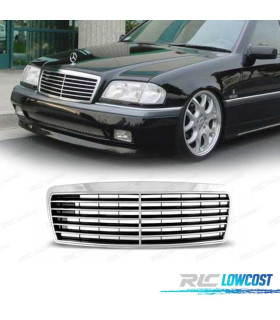 GRELHA FRONTAL MERCEDES W202 93-00 CROMADA