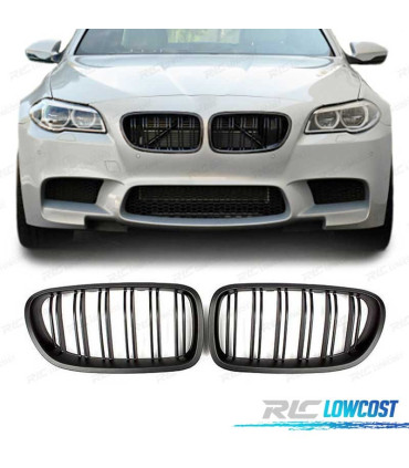 GRELHA BMW F10 10-17 LOOK M5 DUPLAS PRETO MATE