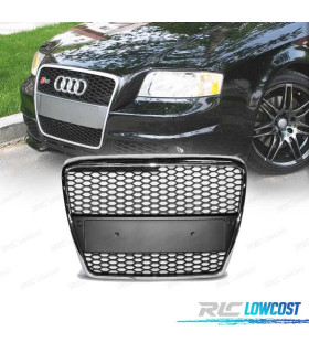 GRELHA FRONTAL AUDI A6 4F 04-08 LOOK RS6 CROMADA